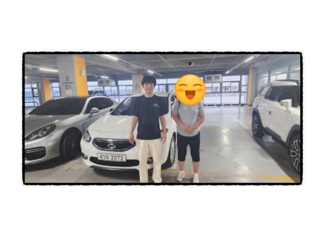 대전 중고차매장에서 판매한 가성비좋은sm3중고차 판매인증샷[대전 중고자동차][대전 중고차매장][대전 중고차 매입판매][대전 디오토몰 중고차매장]