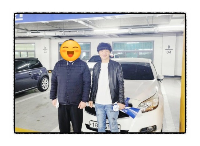 대전 중고차시장 디오토몰에서 충남 논산으로 판매한 가성비 좋은 말리부 디젤 중고자동차 판매인증샷 - 대전 중고차매장